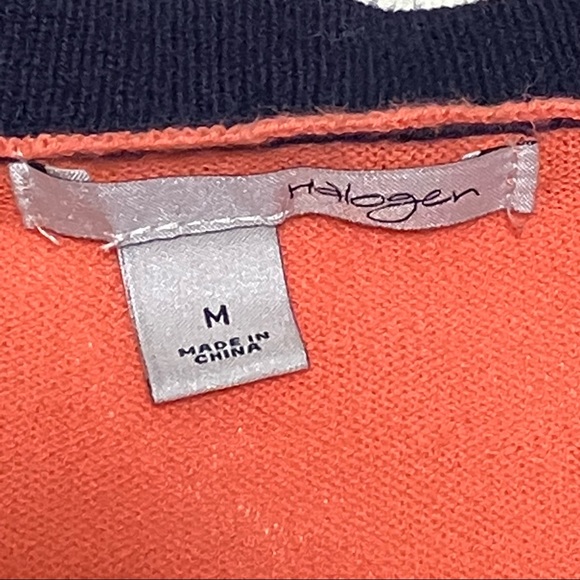 Halogen Lightweight Striped Cardigan Sweater - Picture 4 of 6